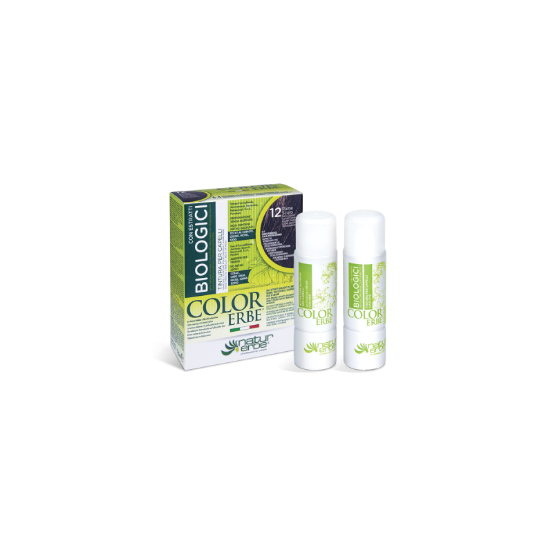 Color Erbe Estratti Bio Tinta per Capelli Colore 12 Castano Ramato 1 Tubetto da 135ml Color Erbe Estratti Bio Tinta per Capelli Colore 12 Castano Ramato 1 Tubetto da 135ml