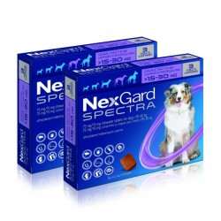 Nexgard Spectra Antiparassitario in Compresse Masticabili per Cani 15-30 kg 6 Compresse Nexgard Spectra Antiparassitario in Compresse Masticabili per Cani 15-30 kg 6 Compresse