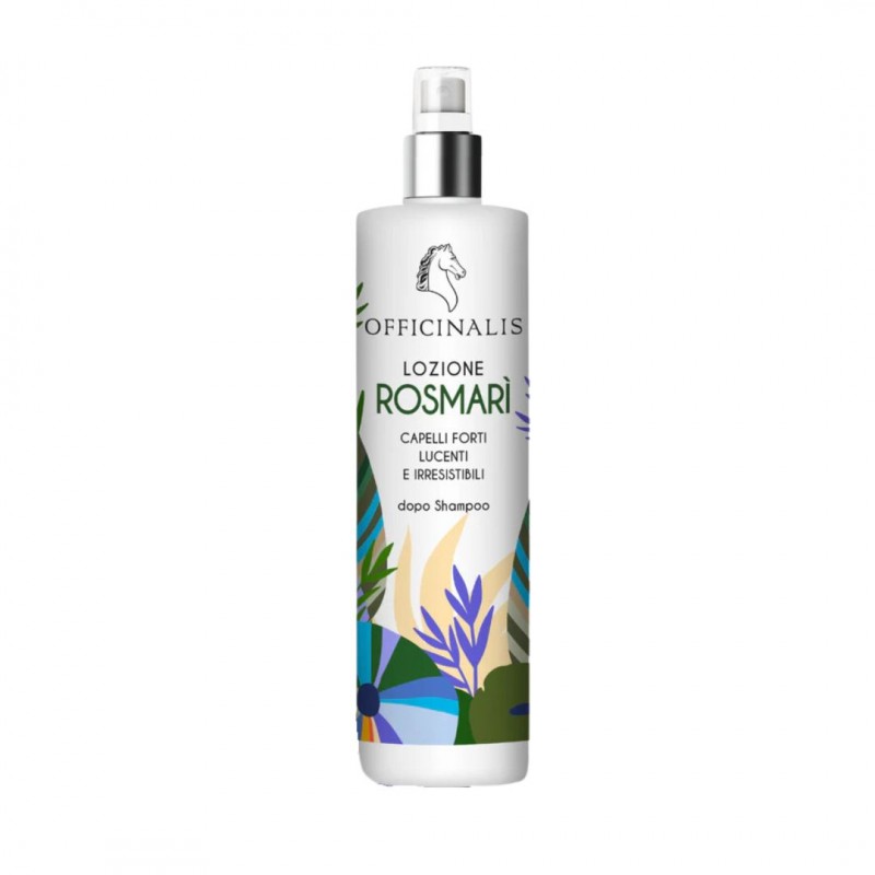 Una confezione di Officinalis Rosmarì Lozione Risciacquo dopo Shampoo per Capelli all'Acqua di Rosmarino 50 ml Una confezione di Officinalis Rosmarì Lozione Risciacquo dopo Shampoo per Capelli all'Acqua di Rosmarino 50 ml