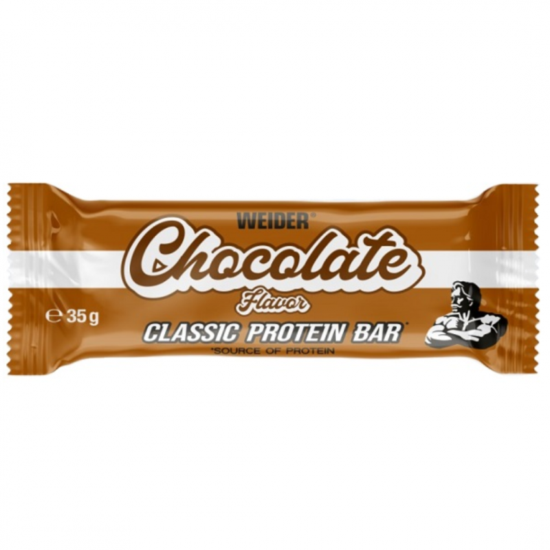 Weider Fitness Barretta Cioccolato per Energia e Crescita Muscolare 35 g Weider Fitness Barretta Cioccolato per Energia e Crescita Muscolare 35 g