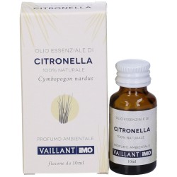 Una Confezione di Vaillant Citronella Olio Essenziale per Insetti 10ml Una Confezione di Vaillant Citronella Olio Essenziale per Insetti 10ml