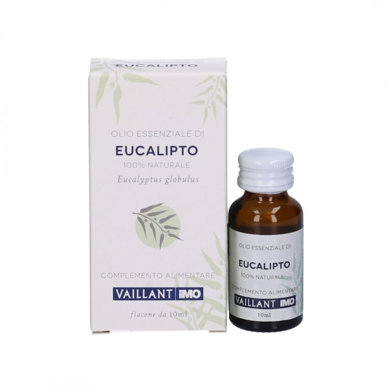 Una Confezione di Vaillant Eucalipto Olio Essenziale per Benessere Respiratorio 10ml Una Confezione di Vaillant Eucalipto Olio Essenziale per Benessere Respiratorio 10ml