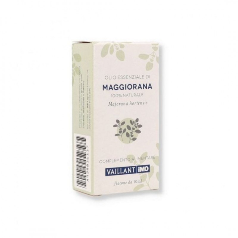 Una Confezione di Vaillant Maggiorana Olio Essenziale per Benessere 10ml Una Confezione di Vaillant Maggiorana Olio Essenziale per Benessere 10ml