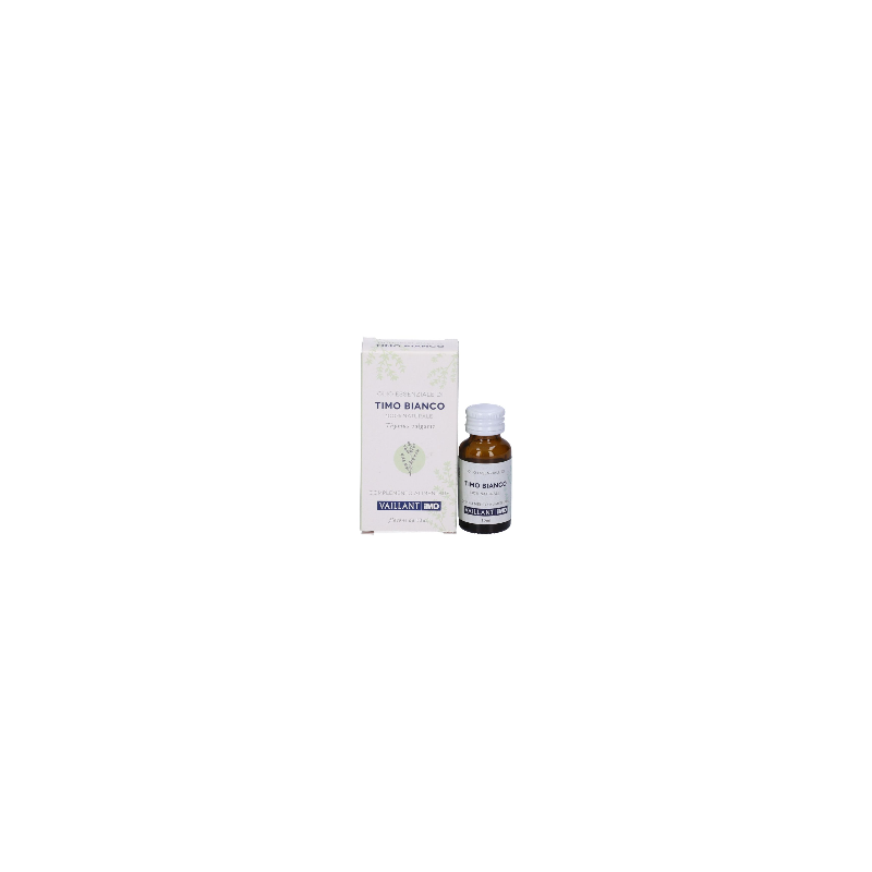 Una Confezione di Vaillant Timo Bianco Olio Essenziale per Purificare l'Aria 10ml Una Confezione di Vaillant Timo Bianco Olio Essenziale per Purificare l'Aria 10ml