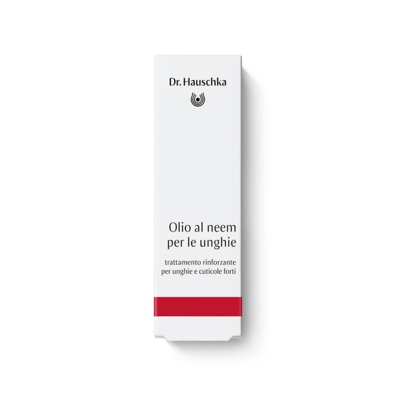 Una Confezione di Dr Hauschka Olio Al Neem Per Le Unghie 18 Ml Con Pipetta