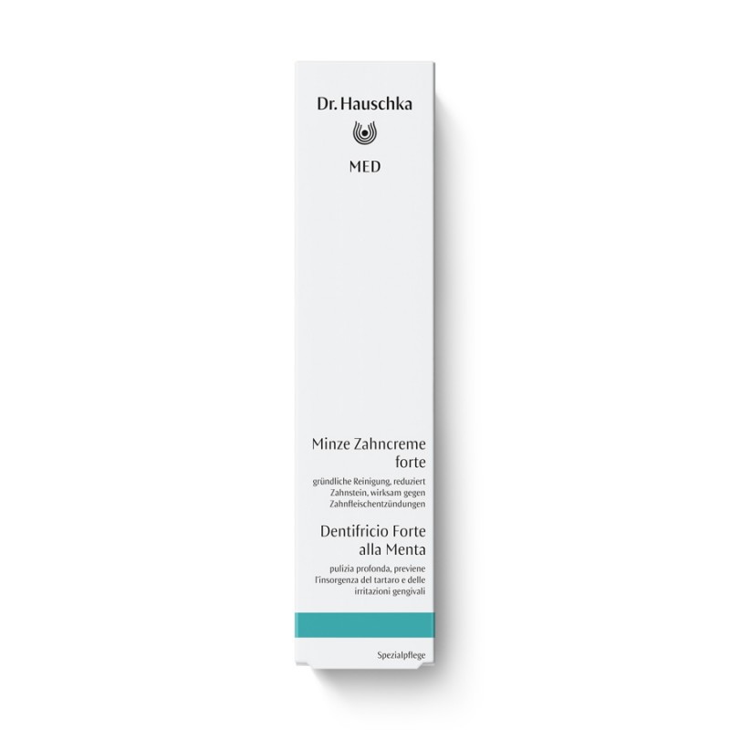 Benefici di Dr. Hauschka Dentifricio Forte alla Menta MED 75 ml Benefici di Dr. Hauschka Dentifricio Forte alla Menta MED 75 ml