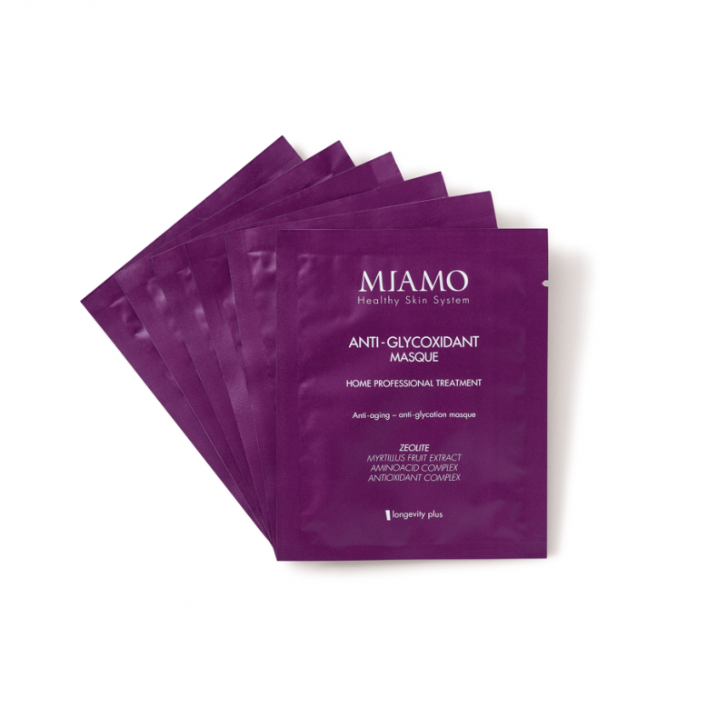Miamo Anti-Glycoxidant Maschera Anti-Rughe 6 Bustine da 10ml
