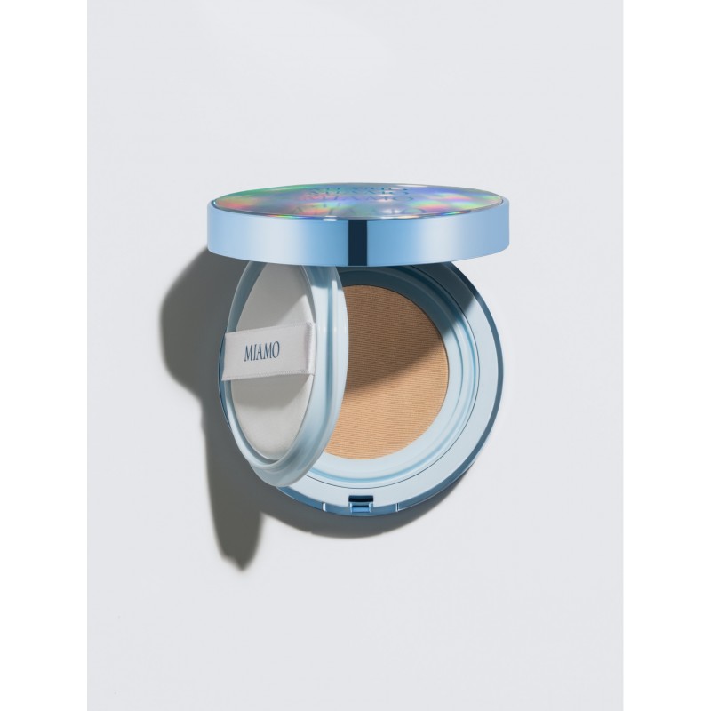 confezione di Miamo Cushion Fondotinta Colore Ivory con SPF50+ 11g