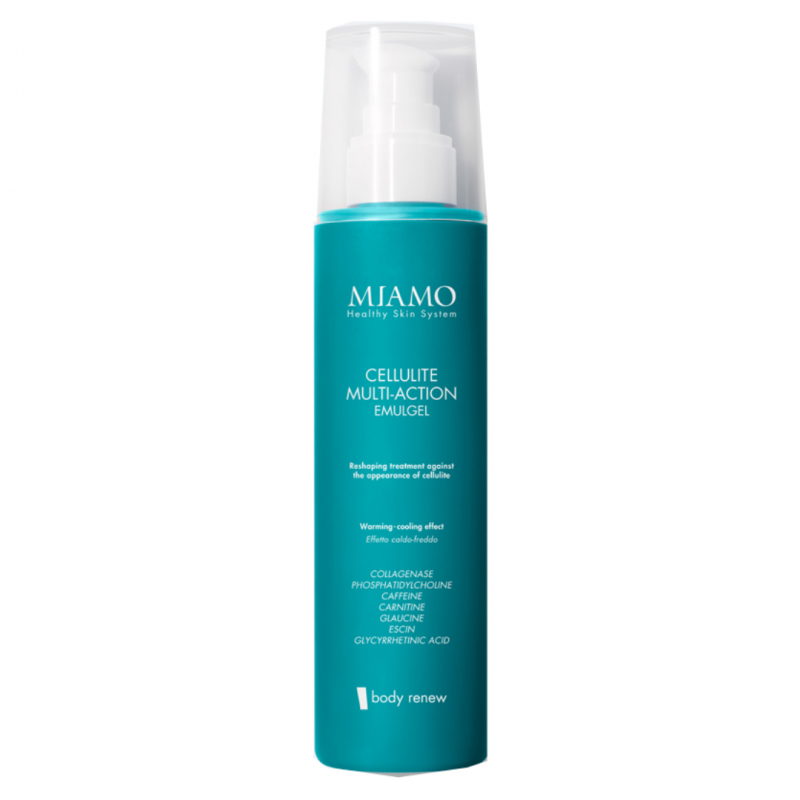 flacone di Miamo Cellulite Multi-Action Emulgel Anticellulite 200ml