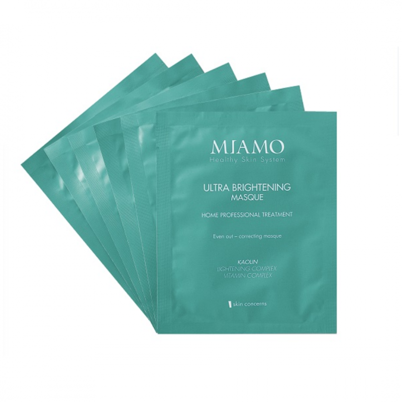 Miamo Ultra Brightening Maschera per Macchie e Luminosità 6 Bustine 10ml