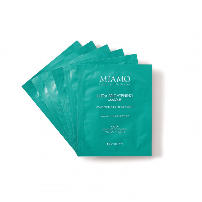 confezioni di Miamo Ultra Brightening Maschera per Macchie e Luminosità 6 Bustine 10ml