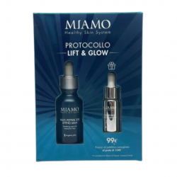 confezione di Miamo Cofanetto 2024 Lift&Glow Siero Rughe di Espressione 30ml + Primer 10ml
