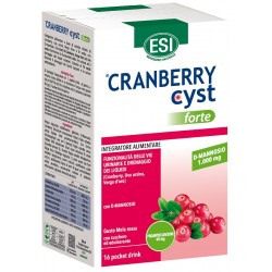 confezione di ESI Cranberry Cyst Forte Integratore con D-Mannosio per Vie Urinarie 16 Stick confezione di ESI Cranberry Cyst Forte Integratore con D-Mannosio per Vie Urinarie 16 Stick