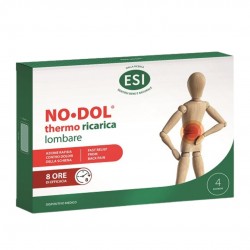 Confezione esterna di Esi No Dol Thermo Ricarica Lombare per Dolori alla Schiena 4 Ricariche Confezione esterna di Esi No Dol Thermo Ricarica Lombare per Dolori alla Schiena 4 Ricariche