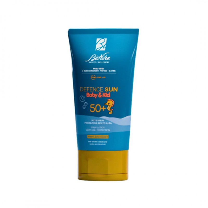 Un Tubetto di Bionike Defence Sun Spf 50 Baby & Kid Fluido Protezione Solare 200 ml