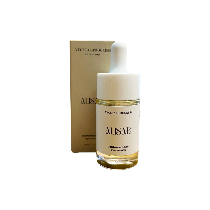 flacone di Vegetal Progress Alisar Contorno Occhi Siero Antirughe 10ml