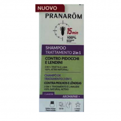confezione di Pranarom Shampoo Anti Pidocchi e Lendini 2 in 1 da 150ml
