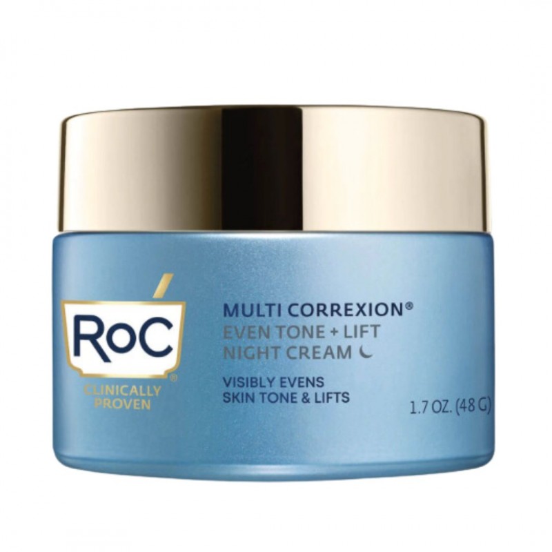 Vasetto di Roc Multicorrexion Even Tone + Lift Crema Viso Notte Idratante 50ml