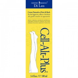 confezione di Di Leo Cell-Alt-Plus Crema ai Fiori di Bach per Gambe Stanche 100ml