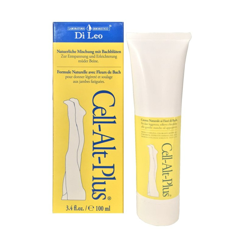 Di Leo Cell-Alt-Plus Crema ai Fiori di Bach per Gambe Stanche 100ml