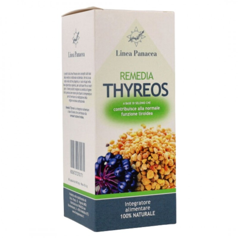 Confezione di Remedia Thyreos Integratore per Tiroide 80 Capsule