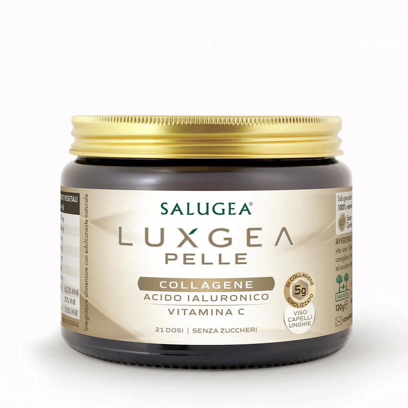 Salugea LuxGea Pelle Collagene da Bere Elasticità e Idratazione 30 Flaconi