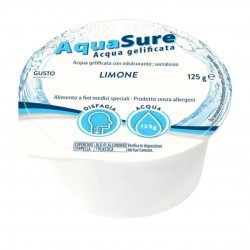 Vasetto di Aquasure Acqua Gelificata Limone 24 x 125g Vasetto di Aquasure Acqua Gelificata Limone 24 x 125g