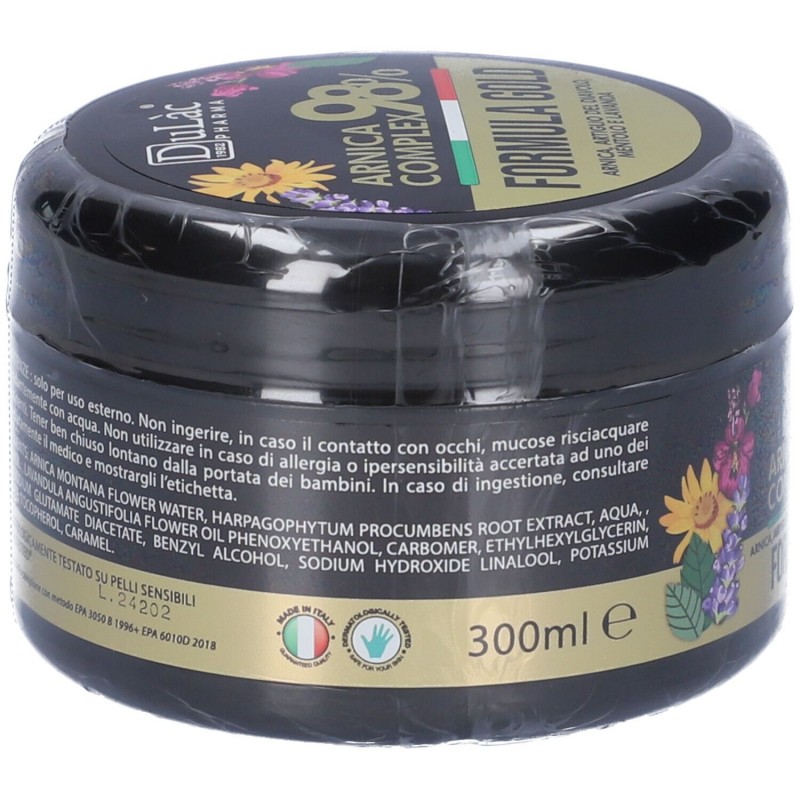 Dulac Arnica Complex 98% Formula Gold Gel Antinfiammatorio 300 ml Dulac Arnica Complex 98% Formula Gold Gel Antinfiammatorio 300 ml