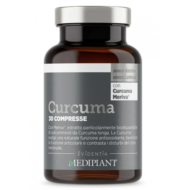 Evidentia Curcuma Meriva Integratore Antiossidante 30 Compresse Evidentia Curcuma Meriva Integratore Antiossidante 30 Compresse