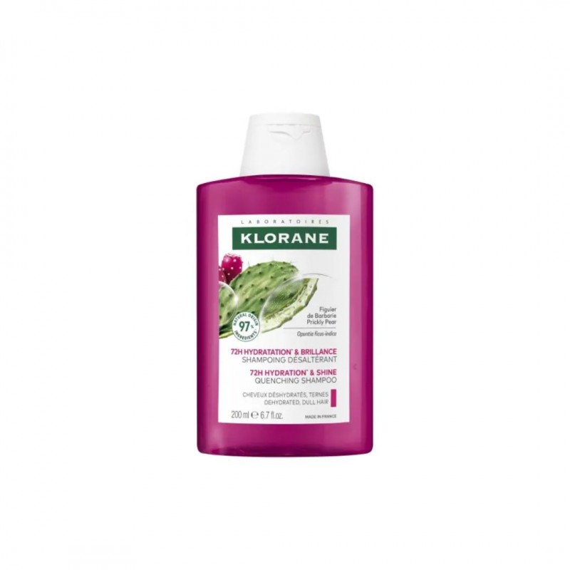 Un Flacone di Klorane Shampoo Idratante e Illuminante al Fico d'India 200 ml Un Flacone di Klorane Shampoo Idratante e Illuminante al Fico d'India 200 ml