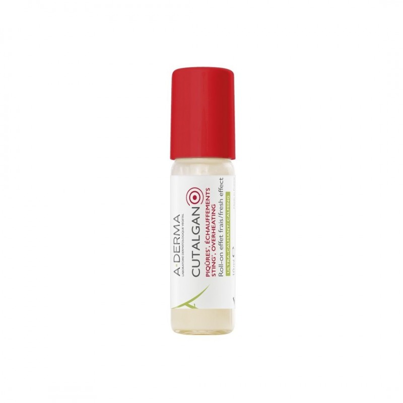 Un Flaconcino di A-Derma Cutalgan Roll-on Effetto Fresco Ultra Lenitivo Viso e Corpo per Cute Irritata 10 ml Un Flaconcino di A-Derma Cutalgan Roll-on Effetto Fresco Ultra Lenitivo Viso e Corpo per Cute Irritata 10 ml