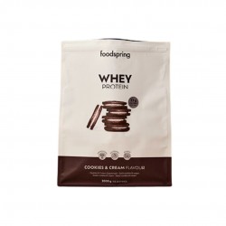 Una Confezione di Foodspring Proteine Whey Gusto Biscotti e Crema 2 kg Una Confezione di Foodspring Proteine Whey Gusto Biscotti e Crema 2 kg