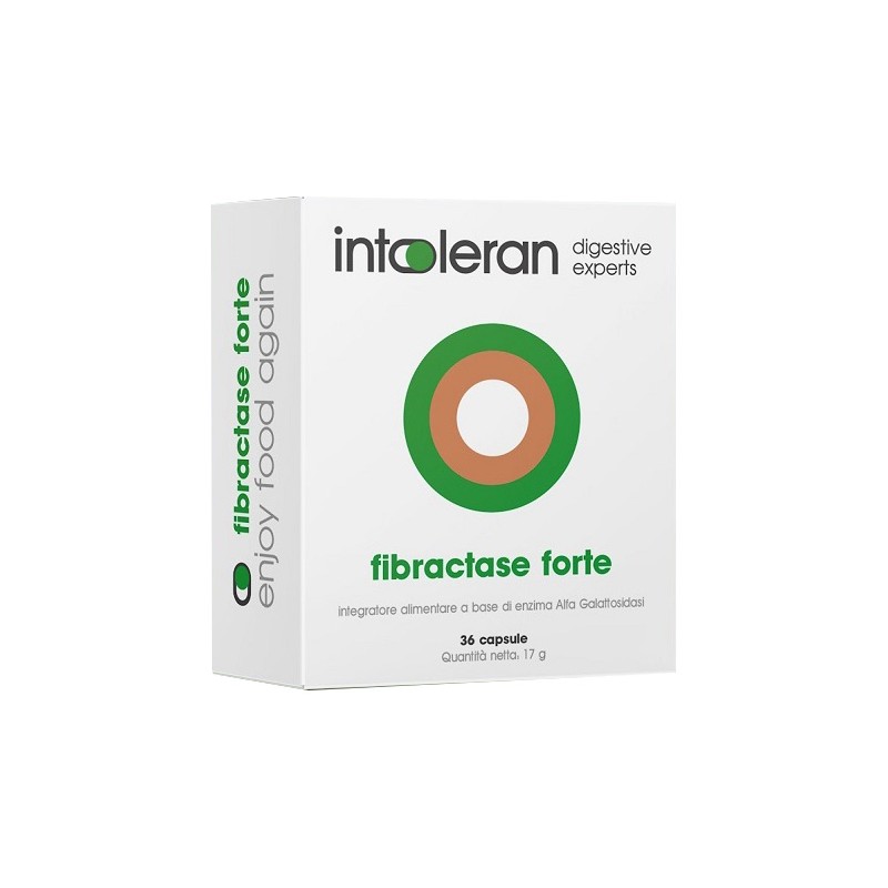 Intoleran Fibractase Forte per Digestione 36 Capsule