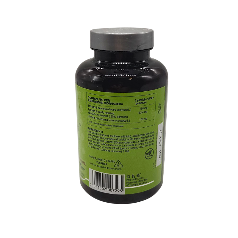 Ingredienti e modo d'uso di Active Liver per Funzionalità Epatica 60 Pastiglie Gommose Ingredienti e modo d'uso di Active Liver per Funzionalità Epatica 60 Pastiglie Gommose