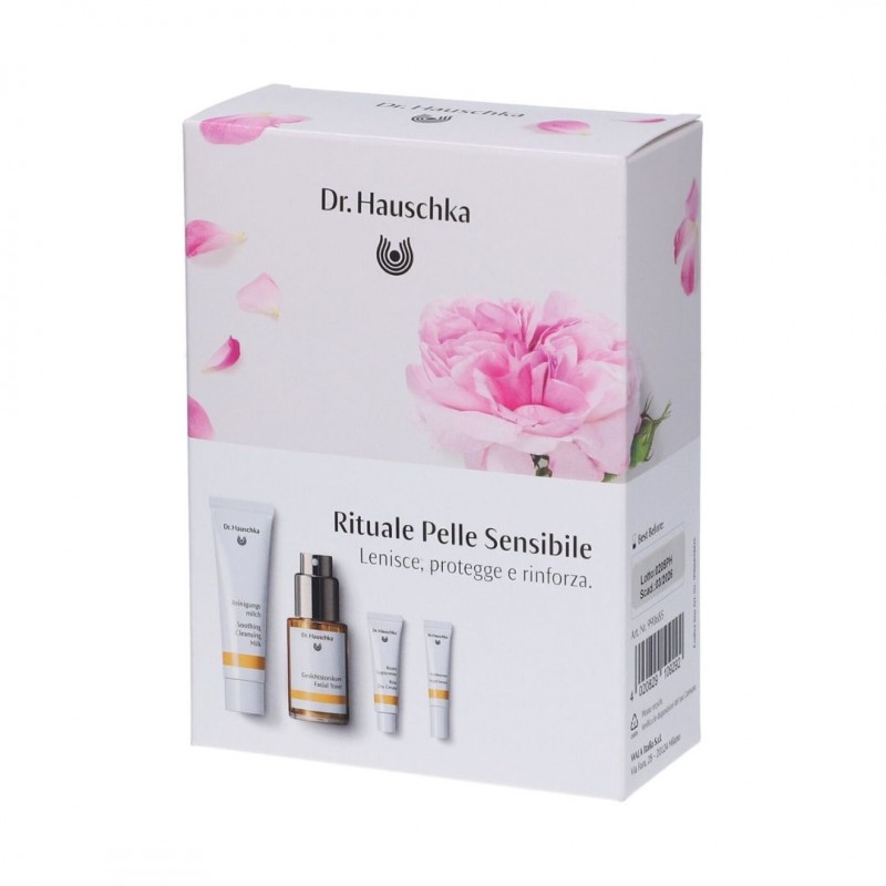 Un Kit Discovery di Dr. Hauschka Kit Pelle Sensibile con Latte Detergente + Lozione Tonificante + Crema Viso + Siero Un Kit Discovery di Dr. Hauschka Kit Pelle Sensibile con Latte Detergente + Lozione Tonificante + Crema Viso + Siero