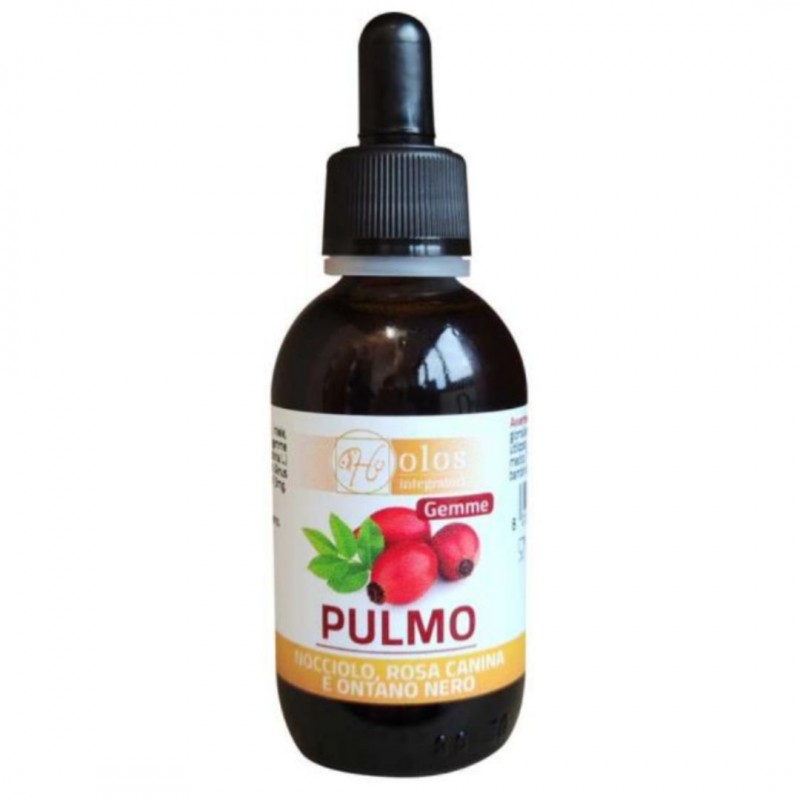 Flacone contagocce di Holos Pulmo Gemme Integratore per Benessere del Cuore 50ml Flacone contagocce di Holos Pulmo Gemme Integratore per Benessere del Cuore 50ml