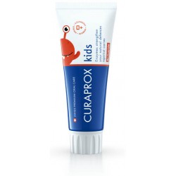 tubo di Curaprox Kids Dentifricio Bambini Senza Fluoro Gusto Fragola 60ml tubo di Curaprox Kids Dentifricio Bambini Senza Fluoro Gusto Fragola 60ml