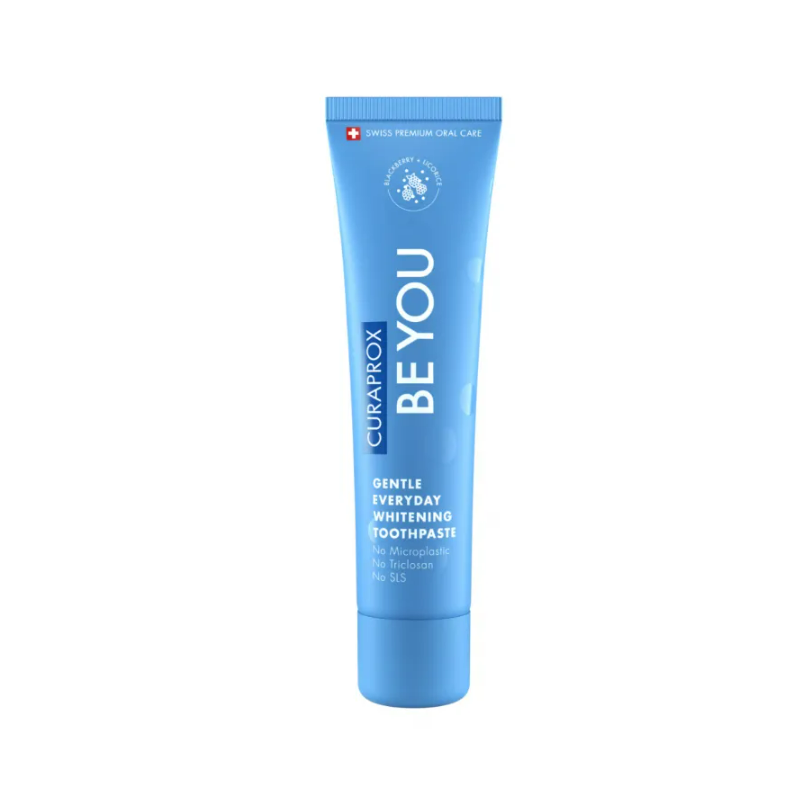 tubetto di Curaprox Be You Dentifricio Enzimatico Mora e Liquirizia 60ml