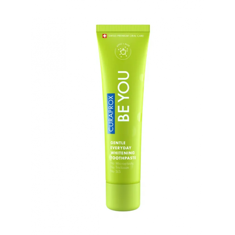 tubetto di Curaprox Be You Dentifricio Enzimatico Mela e Aloe 60ml tubetto di Curaprox Be You Dentifricio Enzimatico Mela e Aloe 60ml