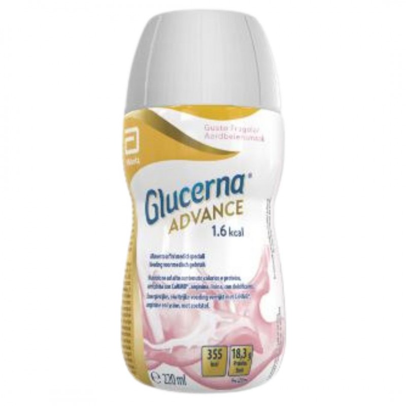 Bottiglia di Glucerna Advance 1,6kcal Integratore Proteico Gusto Fragola 220ml Bottiglia di Glucerna Advance 1,6kcal Integratore Proteico Gusto Fragola 220ml