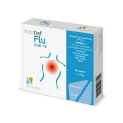 confezione di Nutridef Flu Integratore per Vie Respiratorie 18 Bustine confezione di Nutridef Flu Integratore per Vie Respiratorie 18 Bustine