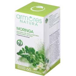 Confezione esterna di Armores Natura Moringa Integratore Peso Corporeo 60 Compresse