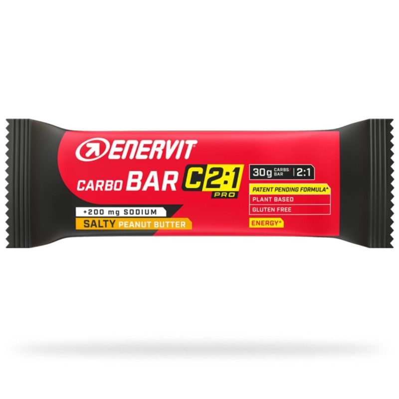 Confezione di Enervit Carbo Bar con Sodio C2:1 PRO Barretta Energizzante 45g