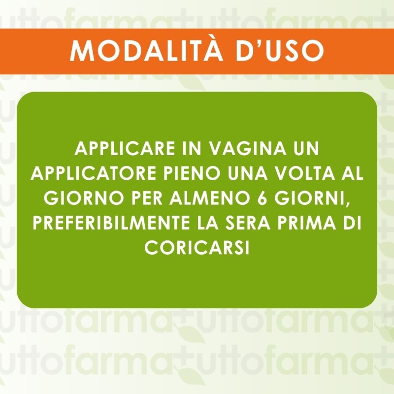 Modalità d'uso di Meclon Crema Vaginale 30 gr 20 %+ 4 % + Applicatore