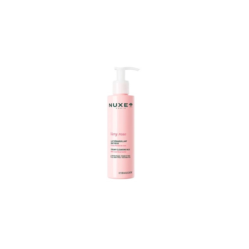 confezione di Nuxe Very Rose Latte Struccante Delicato Viso 200ml confezione di Nuxe Very Rose Latte Struccante Delicato Viso 200ml