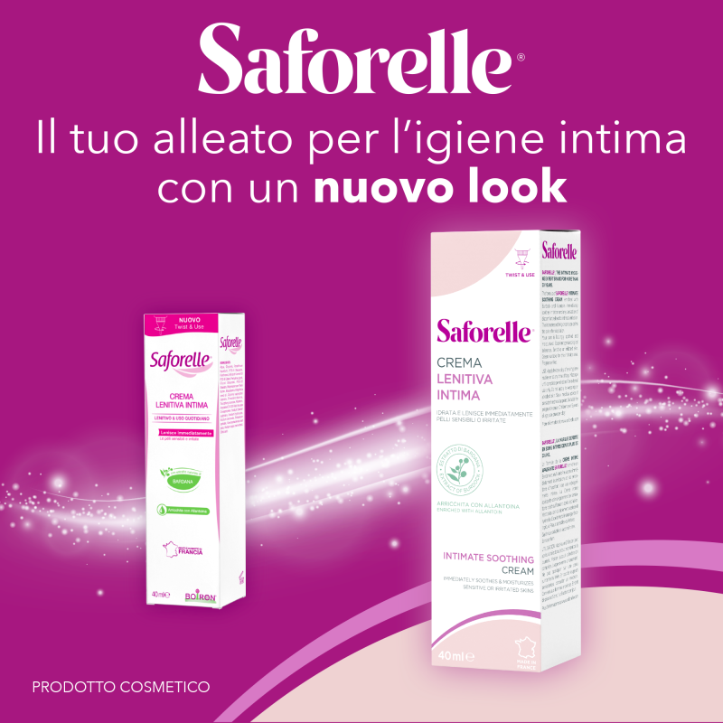 nuova confezione di Boiron Saforelle Crema Intima Lenitiva 40ml nuova confezione di Boiron Saforelle Crema Intima Lenitiva 40ml