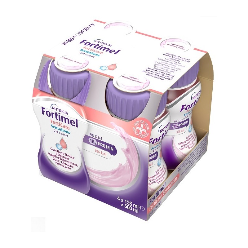 Fortimel Forticare Sensation per Malnutrizione 4 Bottiglie da 125 ml Fortimel Forticare Sensation per Malnutrizione 4 Bottiglie da 125 ml
