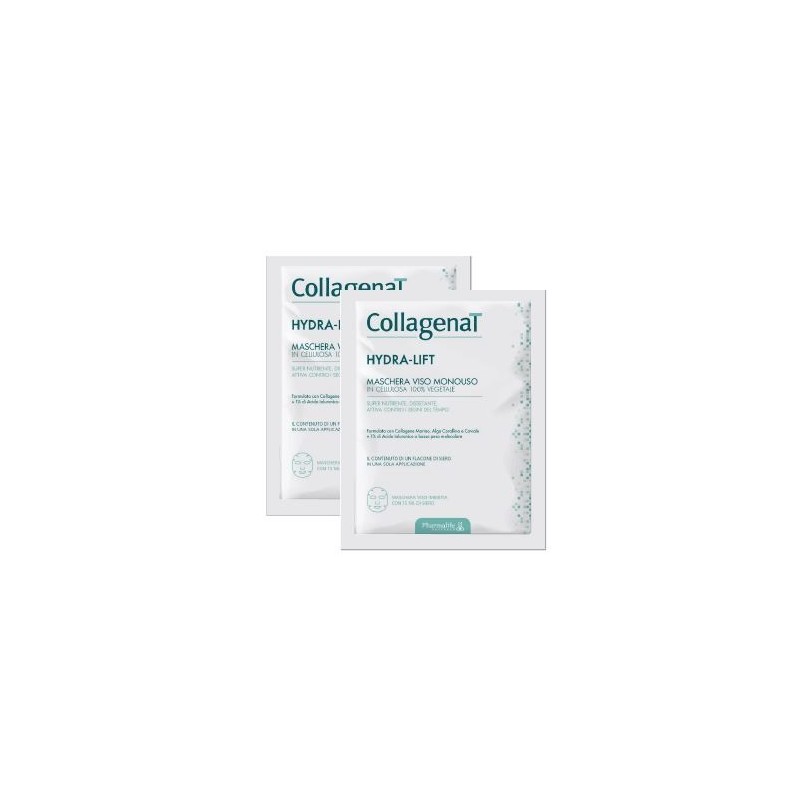 Collagenat Hydra Lift Maschera Monouso per Idratazione Bustina 15 ml Collagenat Hydra Lift Maschera Monouso per Idratazione Bustina 15 ml