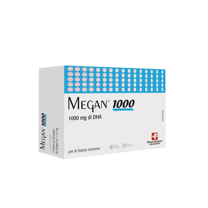 Megan 1000 Integratore DHA Gravidanza 60 Softgel