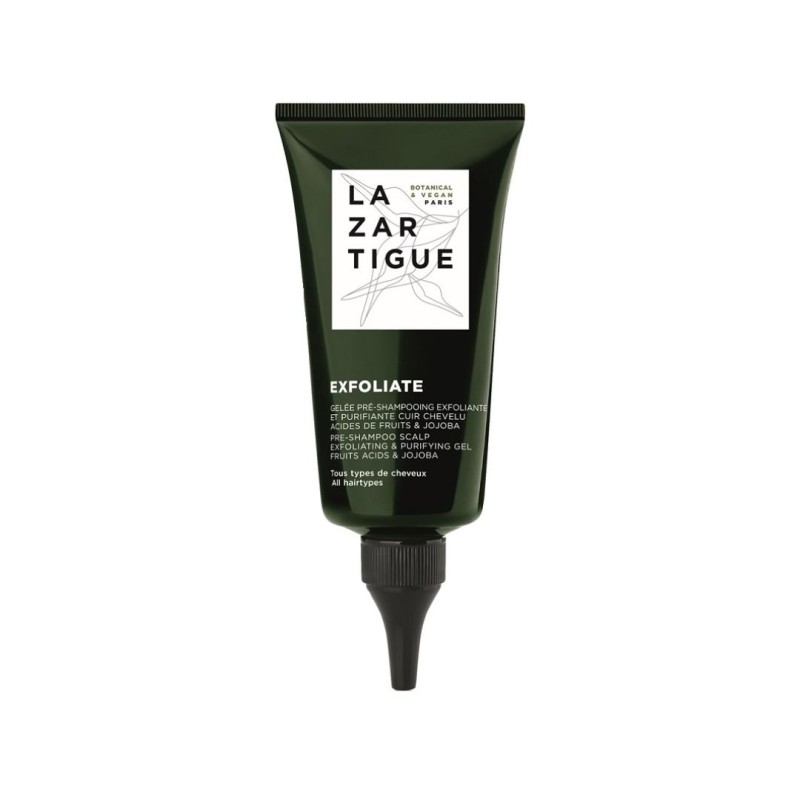 Un tubetto di Lazartigue Exfoliate Pre-Shampoo Scrub Detox per il Cuoio Capelluto 75 ml